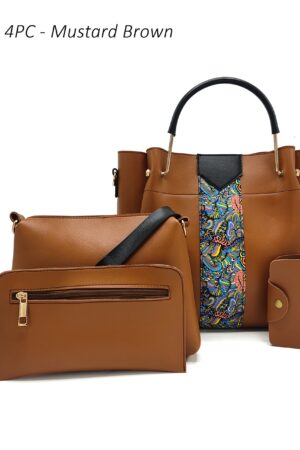 Stella 4PC - Mustard Brown