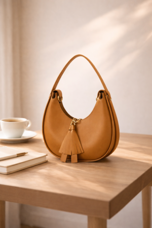 Crescent Bag - Mustard Brown