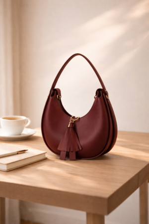 Crescent Bag - Maroon