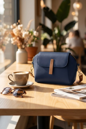 Mini Flap Bag - Blue