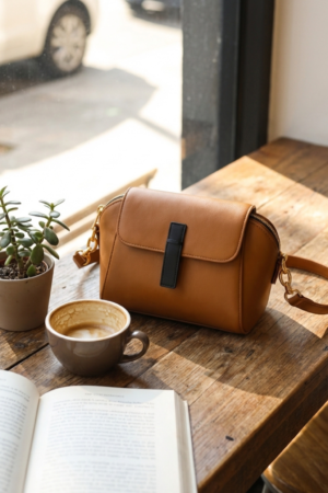 Mini Flap Bag - Mustard Brown